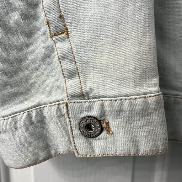 COPY - Chico’s Platinum Denim Jacket - Picture 3 of 11